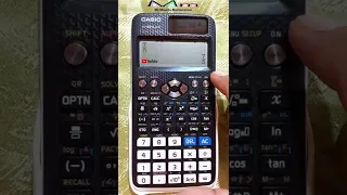 Convertir una fracción impropia a fracción mixta en la calculadora casio fx-991LA X