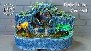 Strange Idea | Make a UNIQUE Waterfall Aquarium