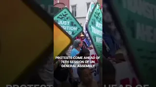 US: Thousands of Climate Activists Protest Ahead of 78th UNGA Session In New York