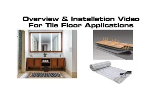 QuietWarmth Peel and Stick Radiant Heat Film for Tile and Glue-Down Floor Installation Video