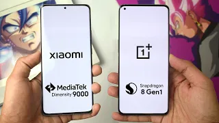 MediaTek Dimensity 9000 vs Snapdragon 8 Gen1 | ONEPLUS 10 Pro vs Xiaomi Redmi K50 Pro - SPEED TEST!