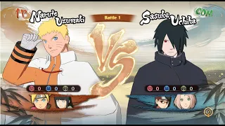 Adult Naruto VS Adult Sasuke - Full Fight/ Naruto Shippuden Ultimate Ninja storm 4 Road to Boruto.