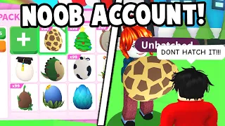 Noob Account Opens EVERY RARE EGG in Adopt Me!