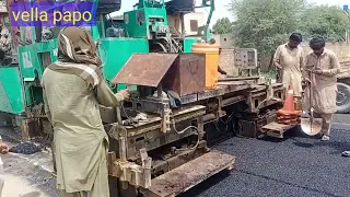 Amazing Modern Road Construction Machines, Incredible Fastest Asphalt Paving Equipment Machine vella