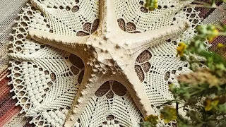 How to crochet an easy 3d doily with pattern