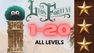 Leo's Fortune - Gameplay Level 1 to 20 (+Bonus Levels) 3 Stars.(iOS,Android)