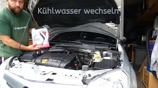 Kühlwasser, Kühlmittel wechseln beim Tigra B oder eben jedes andere Auto