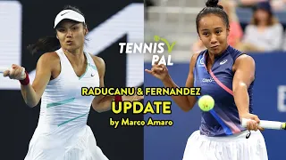 Emma Raducanu and Leylah Fernandez Update
