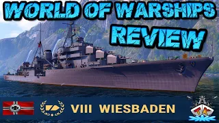 Wiesbaden T8/DEU/CL *GERMAN ATLANTA* "Review"⚓️ in World of Warships 🚢 #worldofwarships #wows