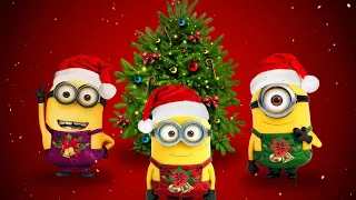 [11 hours]  Christmas moods|  Christmas screensaver| Minions |Новогоднее видео с миньонами для TV HD