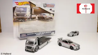 【Hot Wheels】TEAM TRANSPORT NISSAN SKYLINE GT-R(BNR34) & AERO LIFT [2019] Unboxing!