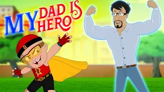 Mighty Raju : My Superhero Dad Father's Day Celebration | Super Dad's Day | Cartoon for kids