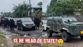 Kylian Mbappe's Security Convoy In Cameroon Will Shock You