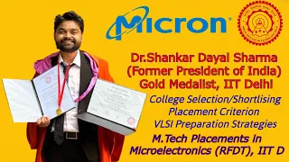 TOPPER's TALK - M.Tech College Selection, VLSI Placement Strategies | Gold Medalist, IIT Delhi, RFDT