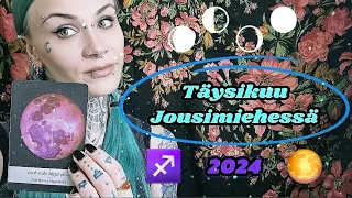 🌕♐ Täysikuu Jousimiehessä 2024: Millä Tavalla Sinä Jatkat Matkaasi? ♐🌕