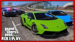 GTA 5 Roleplay - Stolen Lamborghini Police Chase | RedlineRP #660