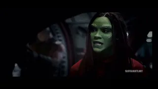 Gamora gets mad scene (guardians 3)