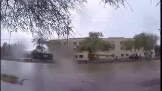 Hurricane Norbert hits Tucson, September 8th, 2014