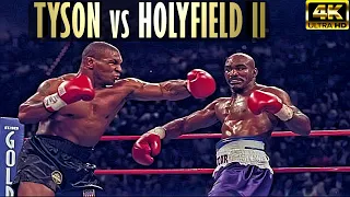Mike Tyson vs Evander Holyfield II | The Most SCANDALOUS FIGHT 4K Ultra HD