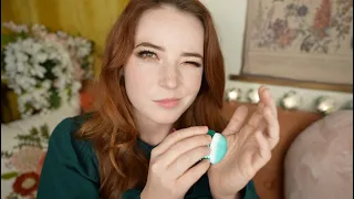ASMR Mouth Sounds (Spoolie Nibbling, Spit Painting, Unintelligible, Face Touching)