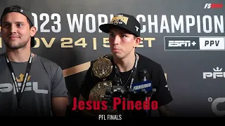 Jesus Pinedo reacts to early stoppage controversy in Gabriel Braga win at PFL Finals