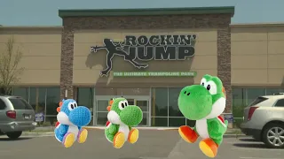 Baby Yoshi goes to Rockin' Jump!