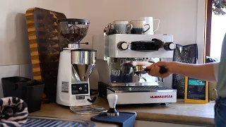 Our Morning Coffee Routine ☕ Learning to Make Great Coffee with DC Coffee | La Marzocco Linea Mini