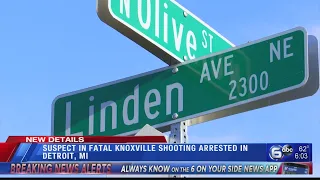 Suspect after from fatal Knoxville shooting