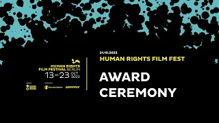 Award Ceremony Human Rights Film Festival Berlin