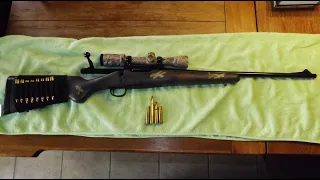 The 350 Remington Magnum and the Remington Model 7 KS (custom shop rifle Kevlar stock) a Demo.