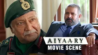 Kumud Mishra Tries To Influence The Selection For The Post Of Army Chief | Aiyaary | Movie Scene