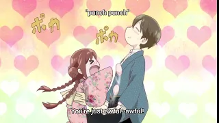 Yuzu punches Tamahiko