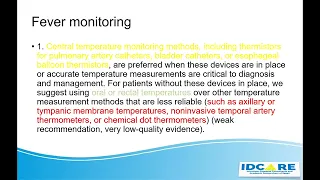 3- Fever in the ICU