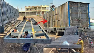 Wonderful Talented People Create a How Container Truck | Transport Container Truck Production