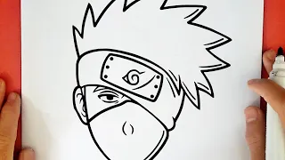 COMO DESENHAR O KAKASHI