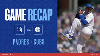 Cubs vs. Padres Game Highlights | 5/8/24