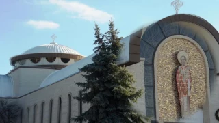 Construction of St. Nicholas Greek Orthodox Church in Oak Lawn.Il 1966-1974