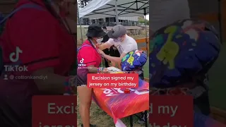 Excision signed my jersey at Bass Canyon 2021