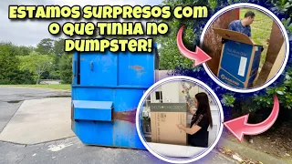 Estamos surpresos com o que tinha no dumpster dos Estados Unidos!🇺🇸🇺🇸🇺🇸