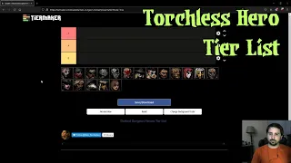 Torchless Hero Tier List: Darkest Dungeon