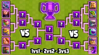 TORNEO de CARTAS EVOLUCIONANADAS | 1vs1 - 2vs2 - 3vs3 | Clash Royale