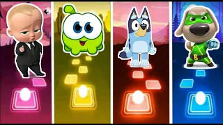 Baby boss 🆚 omnom 🆚 bluey 🆚 talking tom ♦who is best