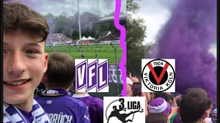 VFL Osnabrück gegen Viktoria Köln 3 Liga Stadionvlog 💜🤍🏟️(der Traum vom Aufstieg lebt!)