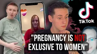 "Im NOT a Pregnant Woman" | Reacting to Woke Tik Toks 3