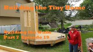 Spencers-Mountain Building the Yurt Tiny Home Walls Part 7 Episode 19 DIY Off-Grid Construction.