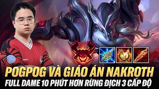 PogPog Và Giáo Án Nakroth Không Giày Cực Hay. 10 Phút Hơn Rừng Địch 3 Cấp Độ Trên Rank Cao Thủ Thái