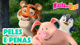 Masha e o Urso 👱‍♀️🐻 🪶 Peles e Penas 🐾 Coleção de desenhos animados