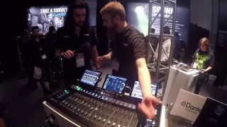 Mackie DC16 Control Surface at NAMM 2017