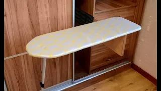 Homemade Mounted ironing board
