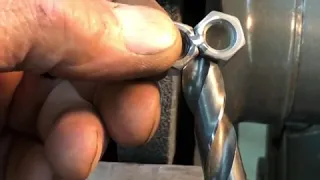 How to sharpen a drill bit in less than one minute with a bench grinder!!